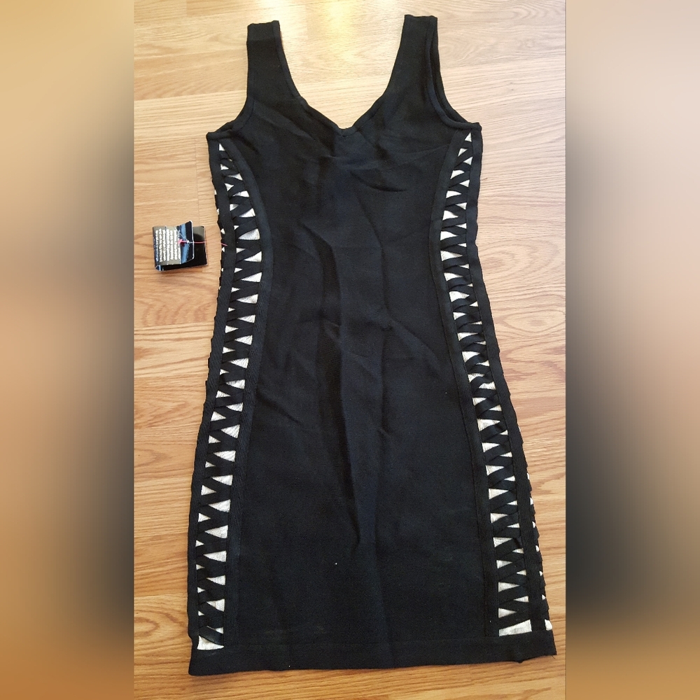 Bebe black dress bodycon
